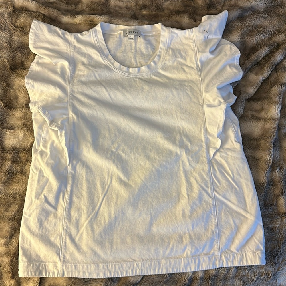Evereve Ruffled Short Sleeve